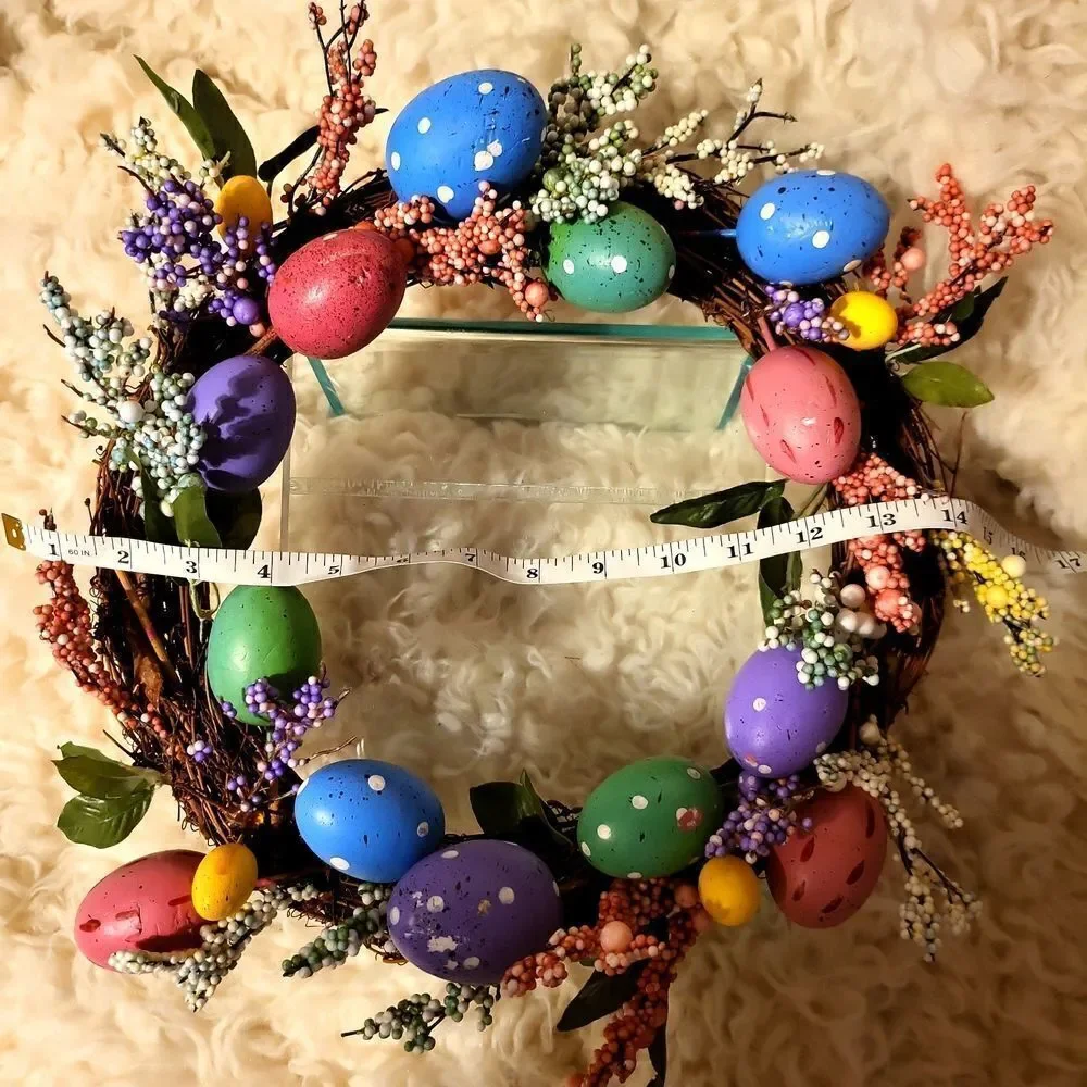 An Easter wreath